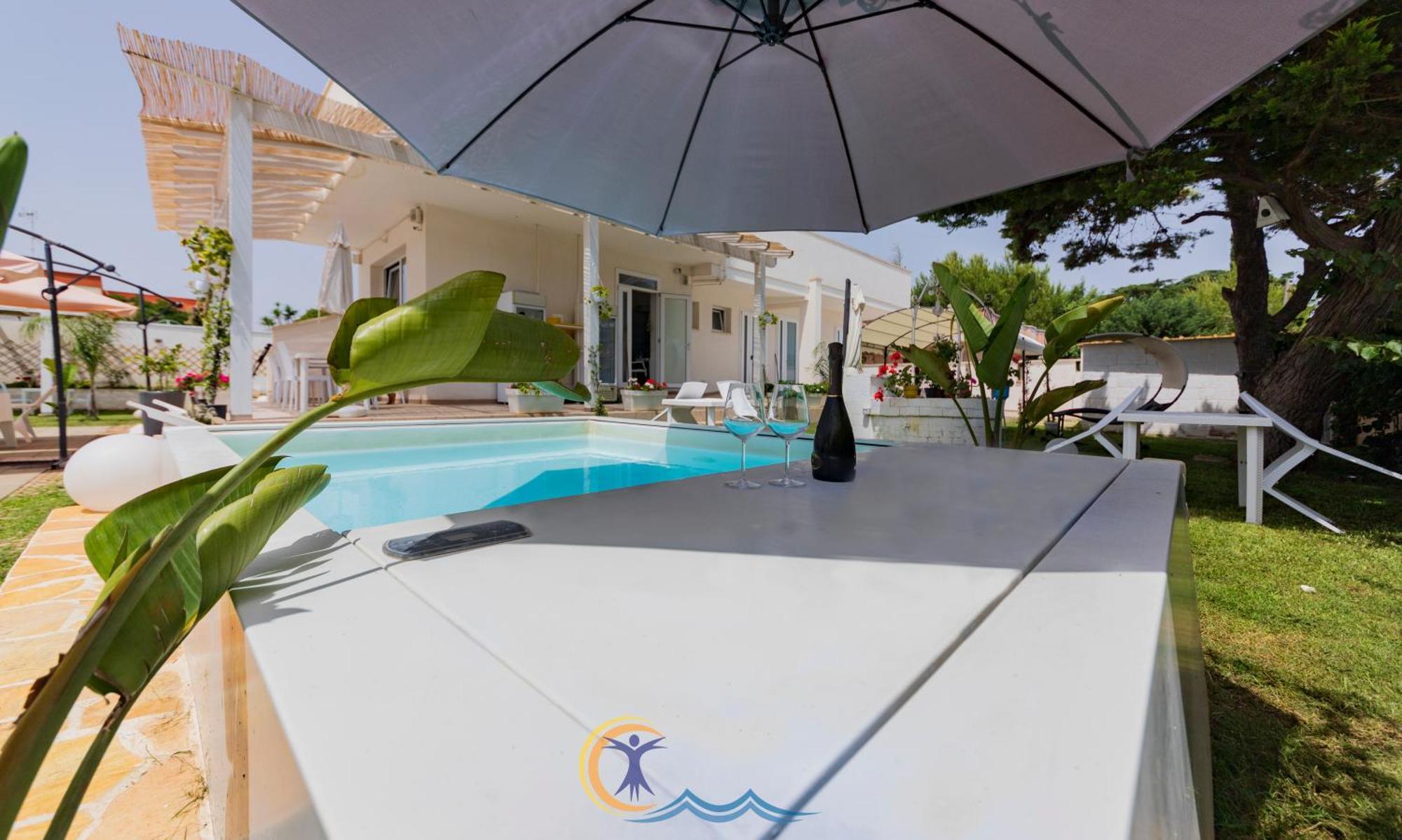 Villa Leonardo San Foca - Room, Pool & Restaurant Luaran gambar